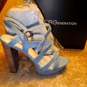 BCBG Jean heels...BRAND NEW!!!